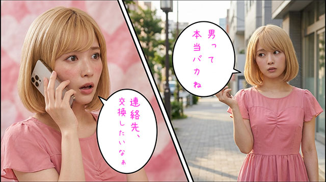 悪質な営業行為を行うチャットレディーのイメージ